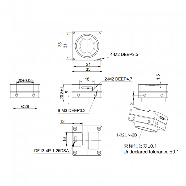 DAHENG Board level USB 3.0 industrial camera - Image 3