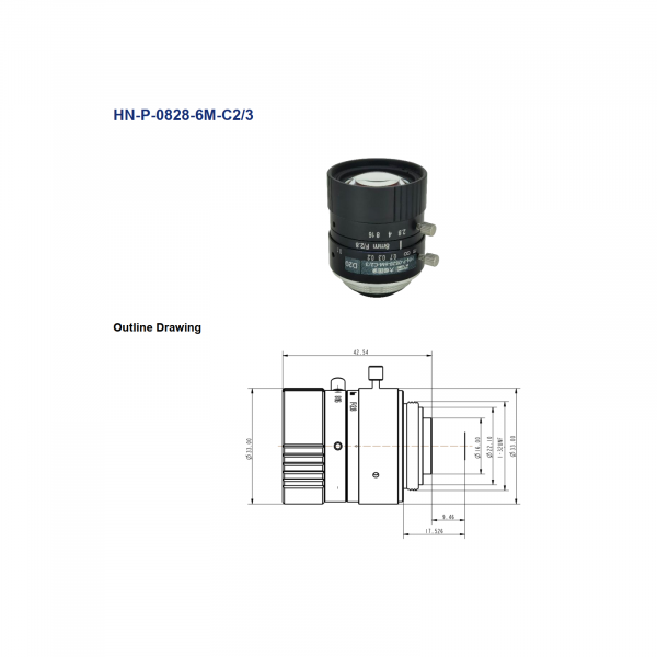 DAHENG Ultra-Low Distortion Machine-Vision Lens - Image 2
