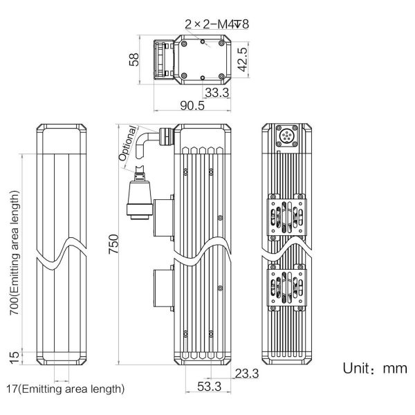 HIKROBOT Light Source, Line Type - Image 2
