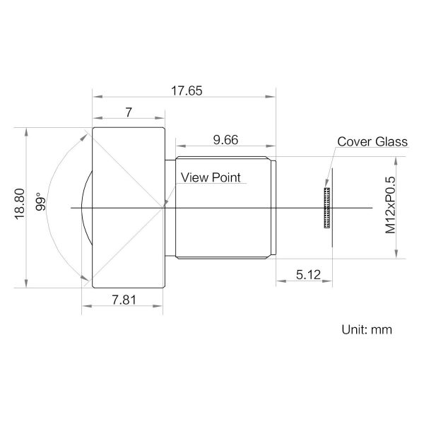 HIKROBOT Lens, M12 Series HF - Image 2
