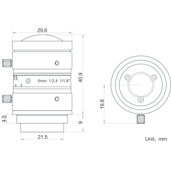 HIKROBOT Lens, FA Series, HF - Image 2