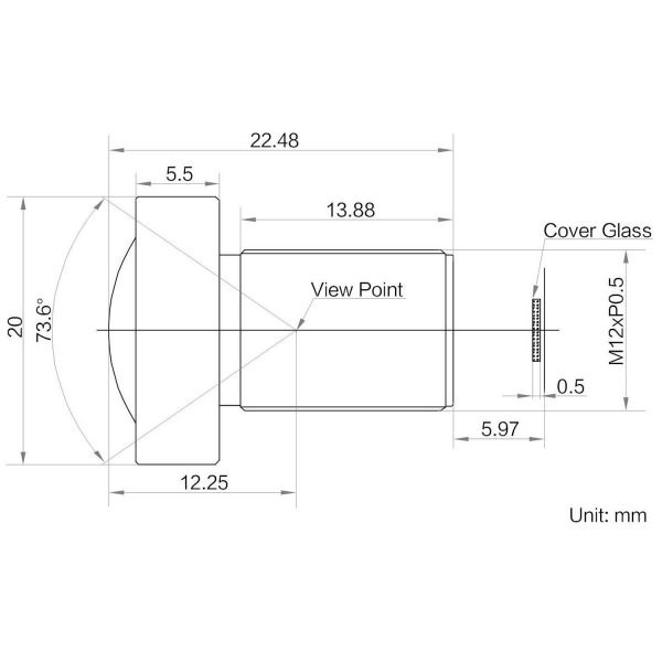 HIKROBOT Lens, M12 Series HF - Image 2