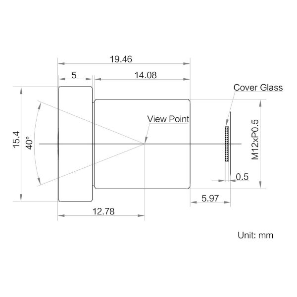 HIKROBOT Lens, M12 Series HF - Image 2