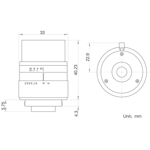 HIKROBOT Lens, FA Series, HF - Image 2