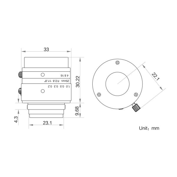 HIKROBOT Lens, FA Series, HF - Image 2
