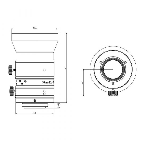 HIKROBOT Lens, FA Series, KF - Image 2