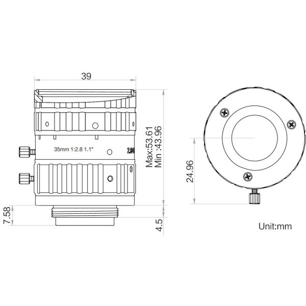 HIKROBOT Lens, FA Series, KF - Image 2