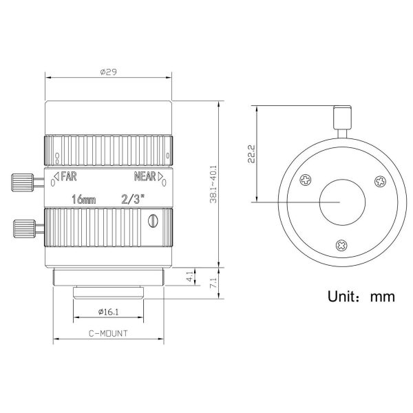 HIKROBOT Lens, FA Series, MF - Image 2