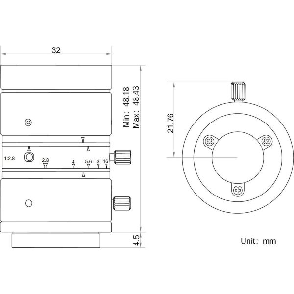 HIKROBOT Lens, FA Series, MF - Image 2