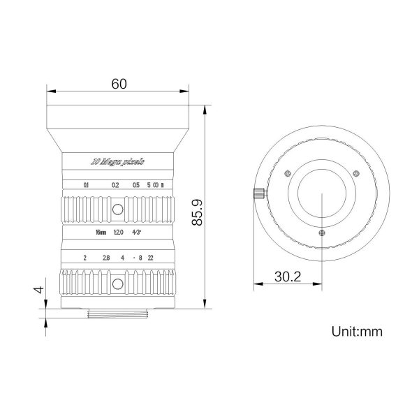 HIKROBOT Lens, FA Series, SA - Image 2