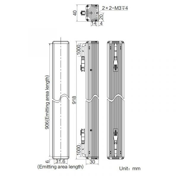 HIKROBOT Light Source, Bar Type, Infra-red - Image 2