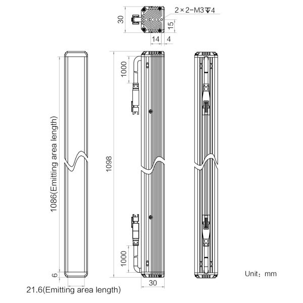 HIKROBOT Light Source, Bar Type, Infra-red - Image 2