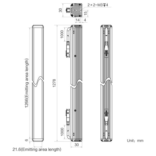 HIKROBOT Light Source, Bar Type, Infra-red - Image 2