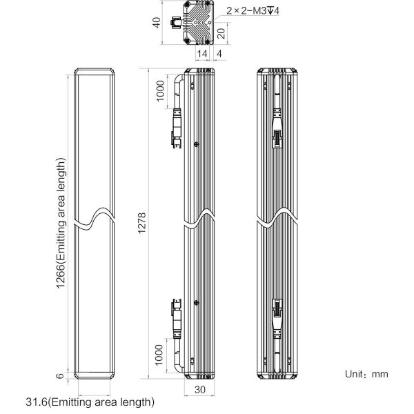 HIKROBOT Light Source, Bar Type, Infra-red - Image 2