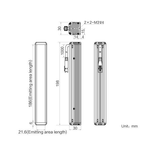 HIKROBOT Light Source, Bar Type, Infra-red - Image 2