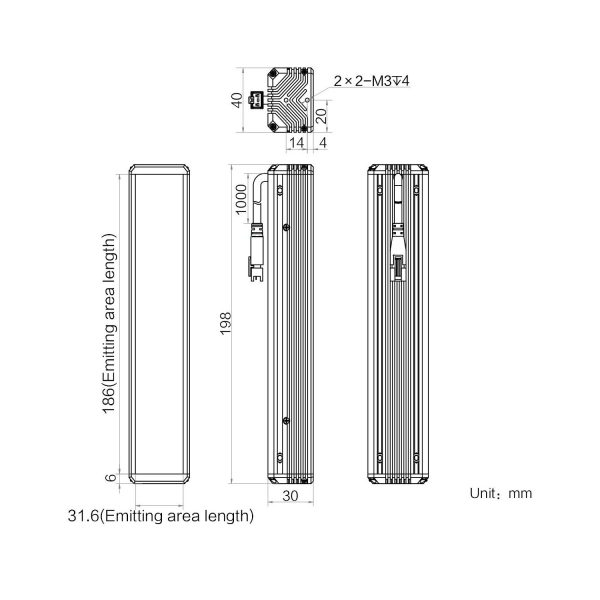 HIKROBOT Light Source, Bar Type, Infra-red - Image 2