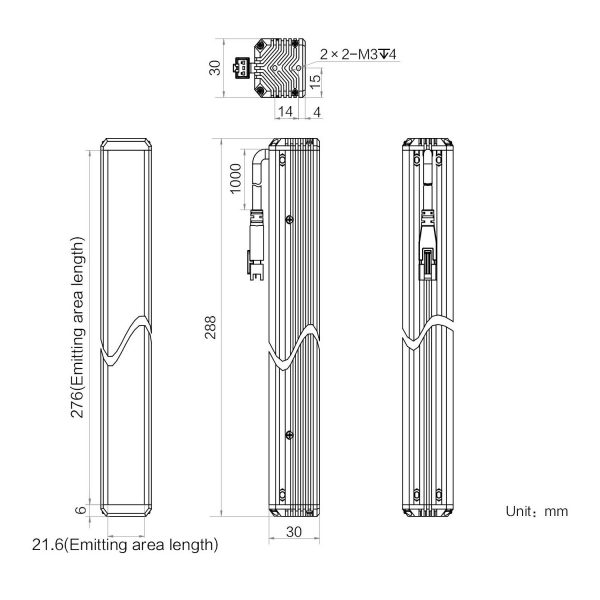 HIKROBOT Light Source, Bar Type, Infra-red - Image 2