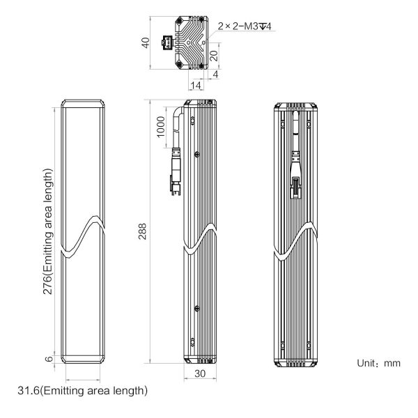 HIKROBOT Light Source, Bar Type, Infra-red - Image 2