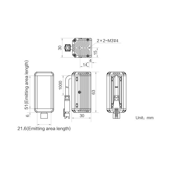 HIKROBOT Light Source, Bar Type, Infra-red - Image 2