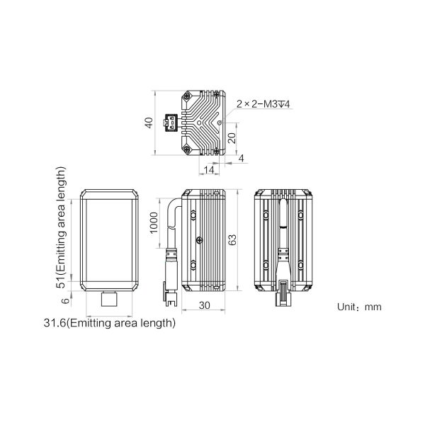 HIKROBOT Light Source, Bar Type, Infra-red - Image 2