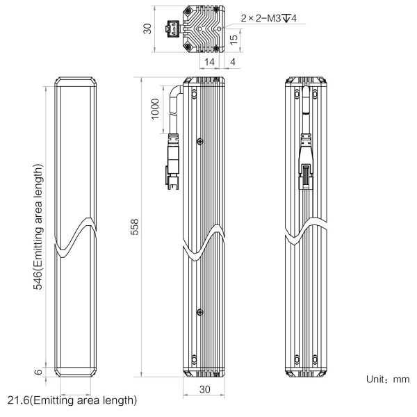 HIKROBOT Light Source, Bar Type, Infra-red - Image 2