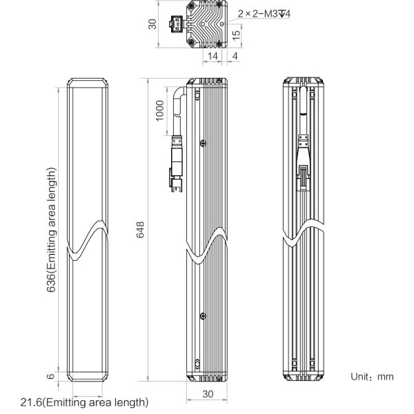 HIKROBOT Light Source, Bar Type, Infra-red - Image 2