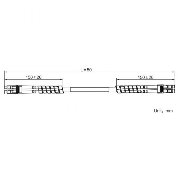 HIKROBOT Data Cable, 2LC to 2LC, 5m - Image 2