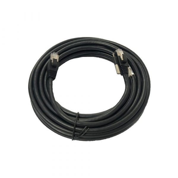 HIKROBOT Data Cable, GigE, CAT.5E, SFTP, 2 x RJ45, 15m, Black, Super Flexible, static/moveable/mechanical arm