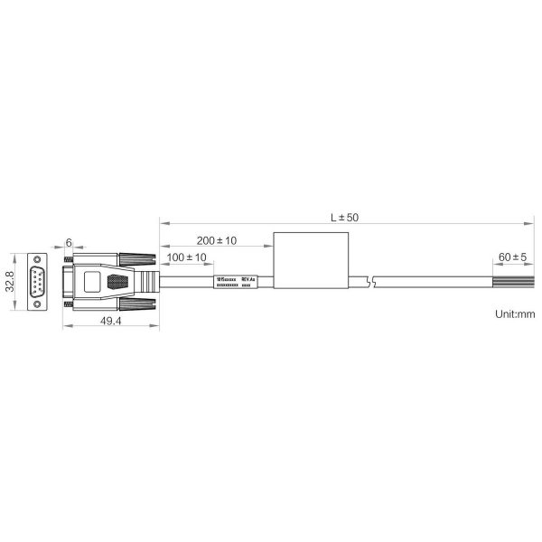 HIKROBOT Power/IO Cable, Frame Grabber I/O Trigger Cable, DB9 to open, 5m - Image 2