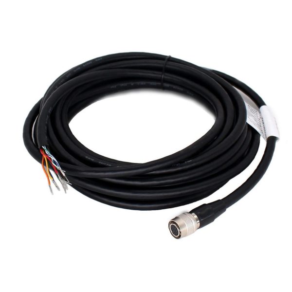 HIKROBOT Power/IO Cable, Hirose 12pin High Flexible, HR10A-10P-12S to Open, 5m, Black