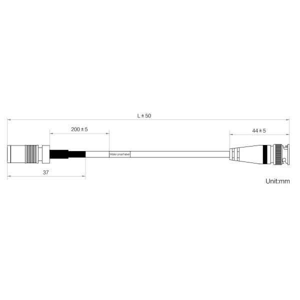 HIKROBOT Data Cable, COAXPRESS, DIN to BNC, single core, 5m, Flexible - Image 2