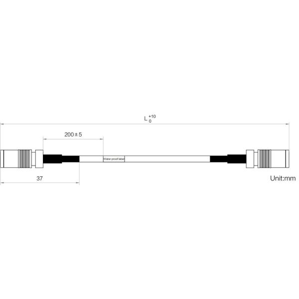 HIKROBOT Data Cable, COAXPRESS, DIN to DIN, single core, 5m - Image 2