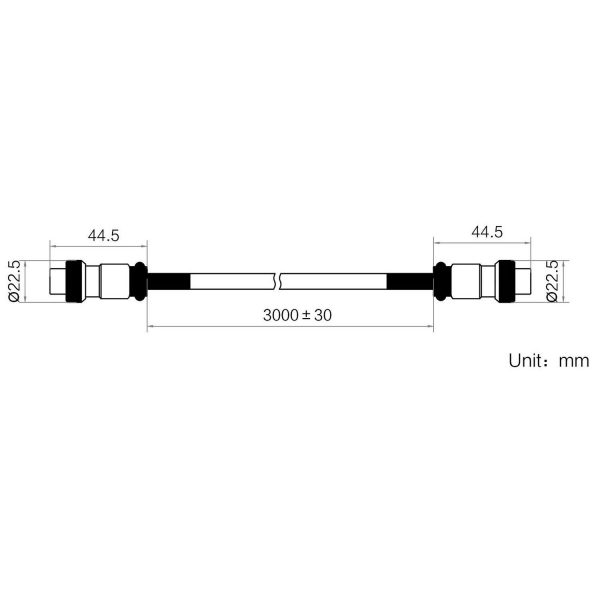 HIKROBOT Light Source extension cable, 19M-8A to 19M-8A, 3m - Image 2