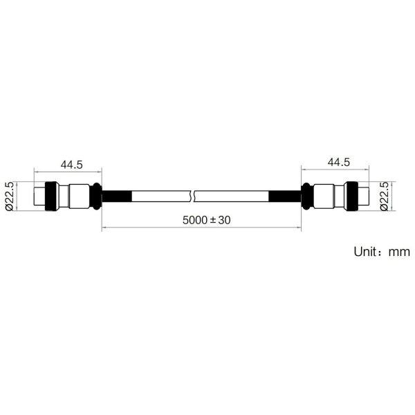 HIKROBOT Light Source extension cable, 19M-8A to 19M-8A, 5m - Image 2