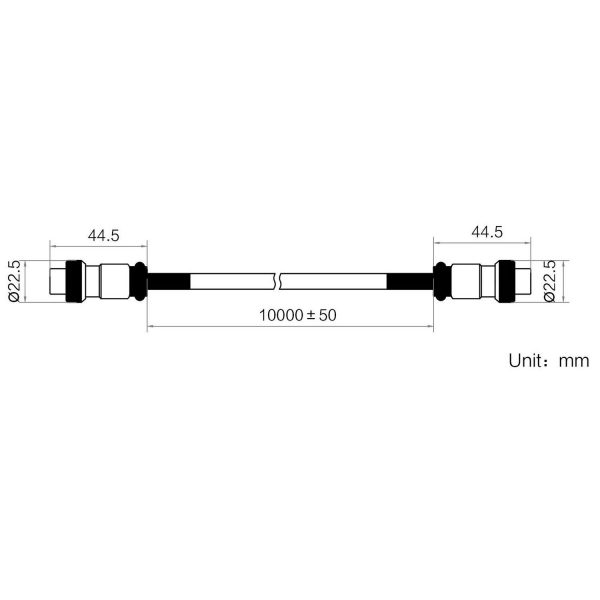 HIKROBOT Light Source extension cable, 19M-8A to 19M-8A, 10m - Image 2